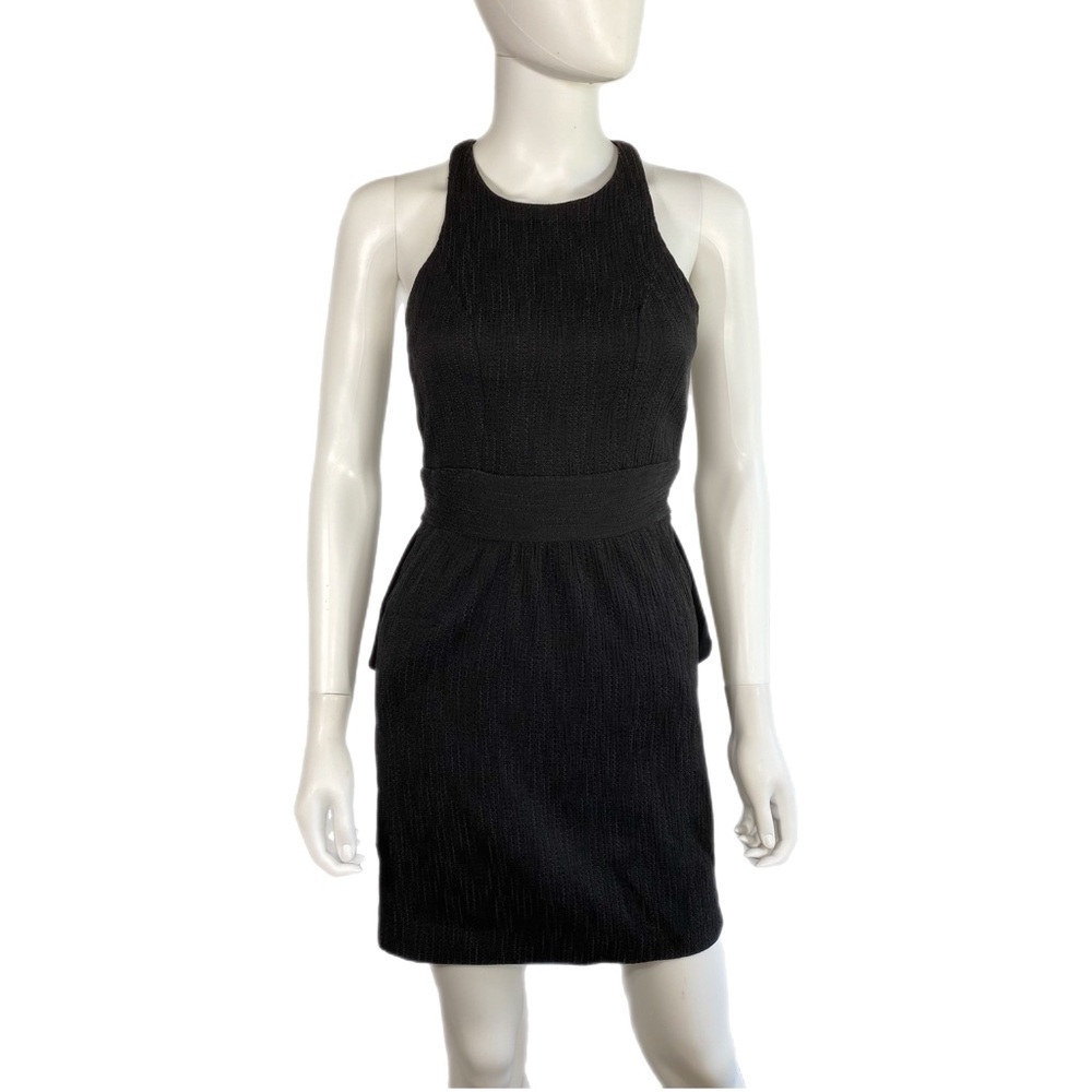 BCBGenerations Bustle Back Black Cocktail Dress